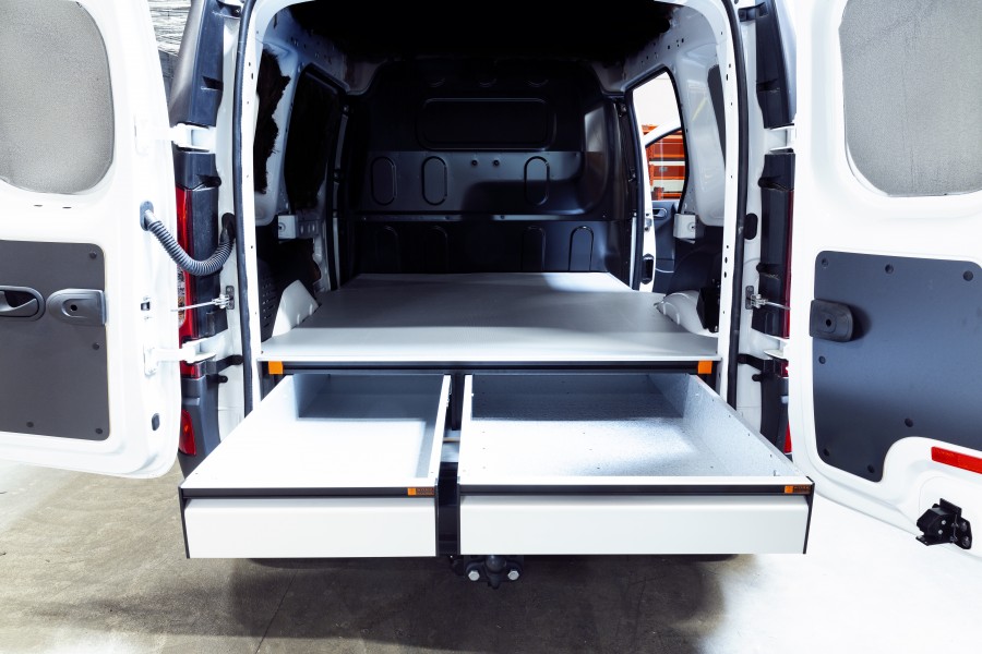 Double Plancher H 202mm 3 Tiroirs Pour Citan Et Kangoo L1h1