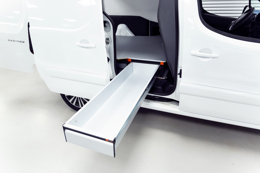 Double Plancher H: 202mm 3 tiroirs pour Berlingo et partner L1H1 | Work System