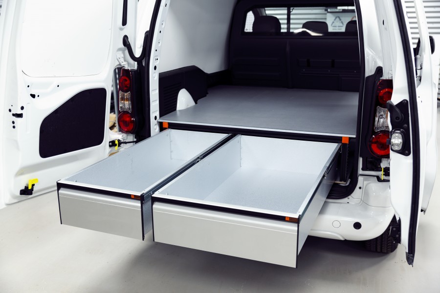 Double Plancher H: 272mm 3 tiroirs pour Berlingo et Partner L1H1 | Work System