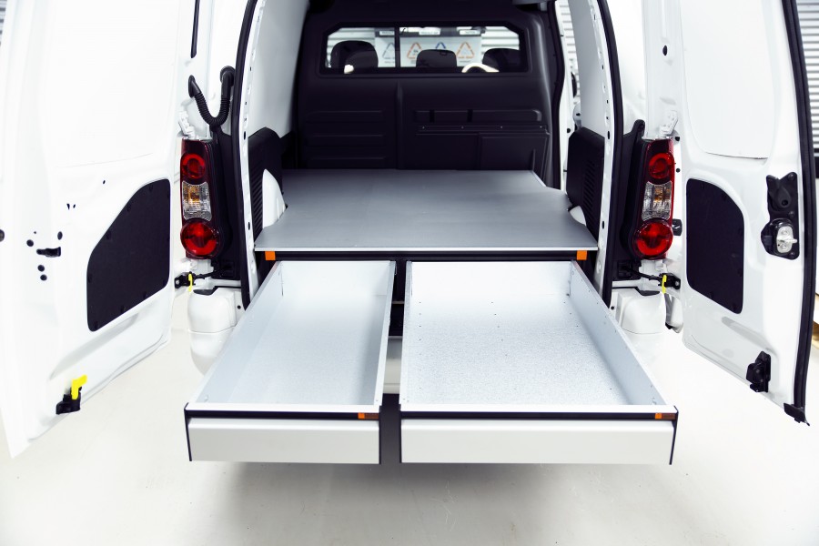 Double Plancher H: 202mm 3 tiroirs pour berlingo et partner L2H1 | Work System