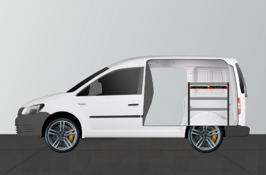 H-SS2 Aménagement Utilitaire pour VW Caddy Standard