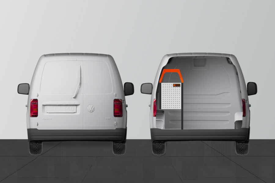 V-SS3 Aménagement Utilitaire pour Caddy Standard - WorkSystem