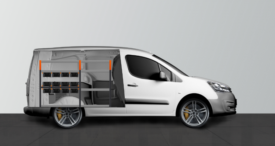 V-RACK Aménagement Utilitaire pour Berlingo & Partner L2