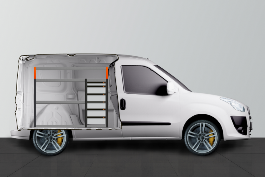 V-PRO Aménagement Utilitaire pour Fiat Doblo & Opel Combo L1