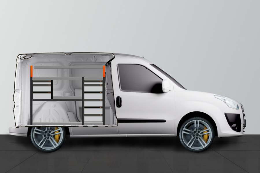 V-PRO ADVANCE Aménagement Utilitaire pour Fiat Doblo & Opel Combo L1