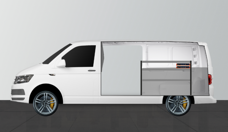 H-SS2 Aménagement Utilitaire pour VW Transporter L2H1