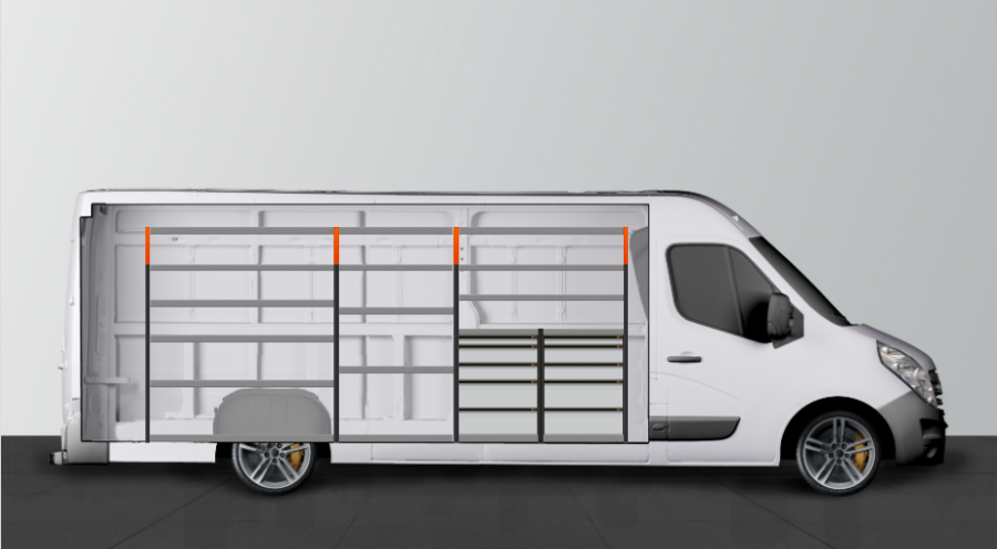V-PRO ADVANCE Aménagement Utilitaire pour Movano, Master & NV400 L4H2