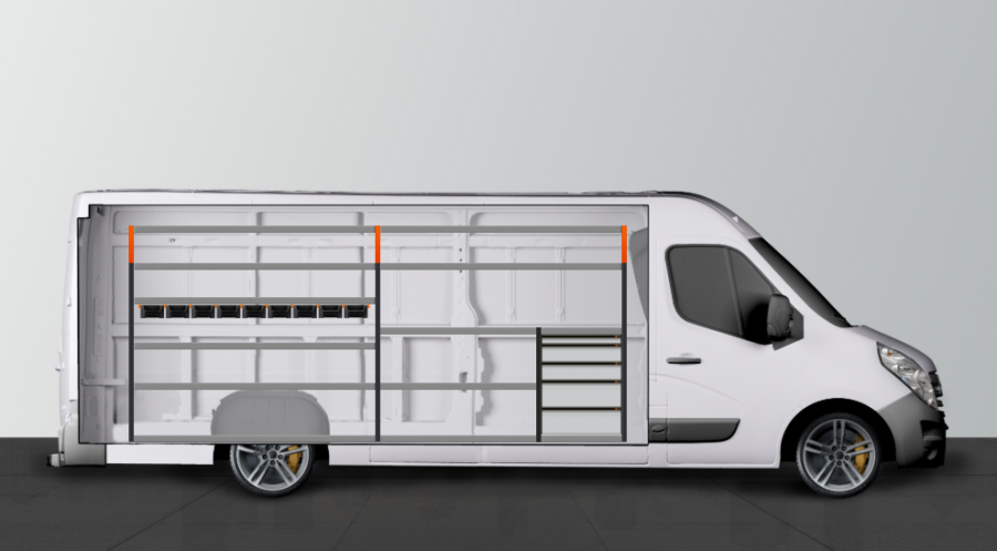 V-PRO Plus Aménagement Utilitaire pour Movano, Master & NV400 L4H2