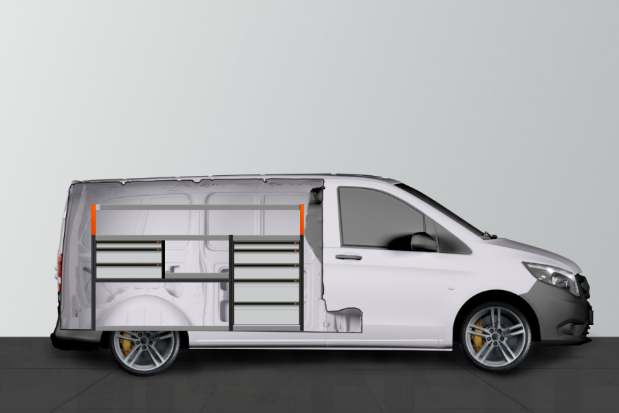 V-PRO ADVANCE Aménagement Utilitaire pour Mercedes Vito Compact