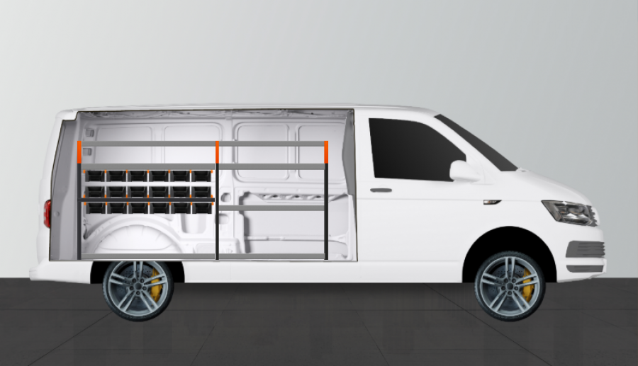 V-RACK Aménagement Utilitaire pour VW Transporter L2H1