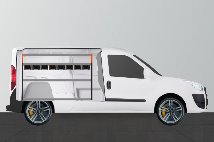 V-ENKEL+ Aménagement Utilitaire pour Fiat Doblo & Opel Combo L2H1
