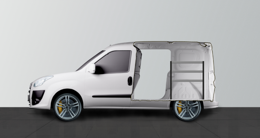 H-BAS Aménagement Utilitaire pour Fiat Doblo & Opel Combo L1