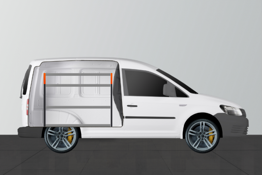 V-ESSENTIEL Aménagement Utilitaire pour VW Caddy Standard