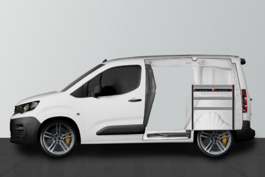 H-SS2 Aménagement Utilitaire pour Berlingo, Combo & Partner L1