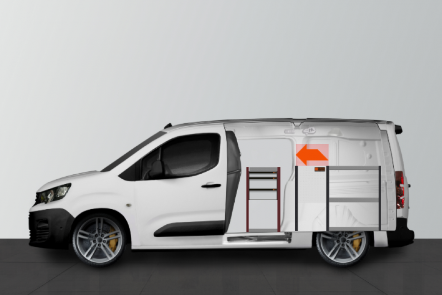 H-SDH3-420 Aménagement Utilitaire pour Berlingo, Combo & Partner L2H1 2019