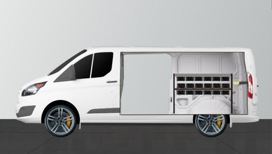 H-RACK Aménagement Utilitaire pour Ford Custom L2H1