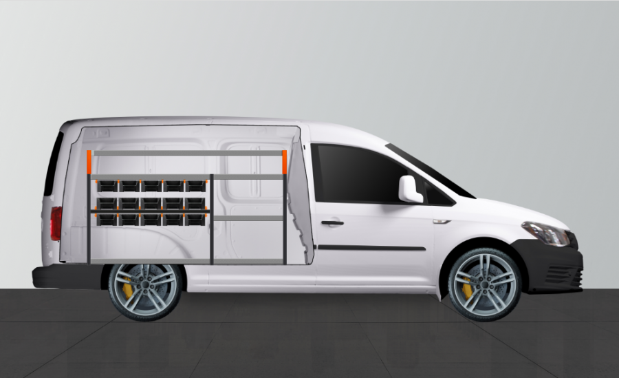V-RACK Aménagement Utilitaire pour VW Caddy Maxi