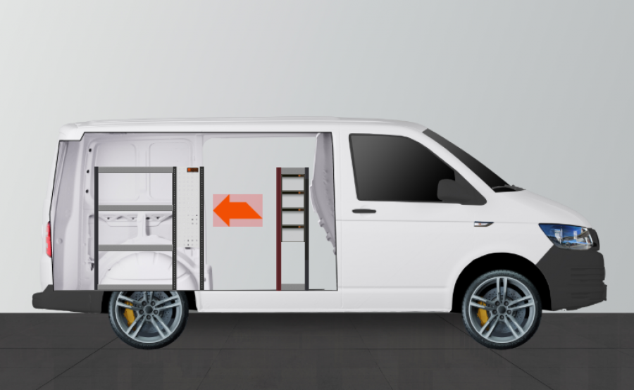 H-SDH4-260 Aménagement Utilitaire pour VW Transporter L1H1