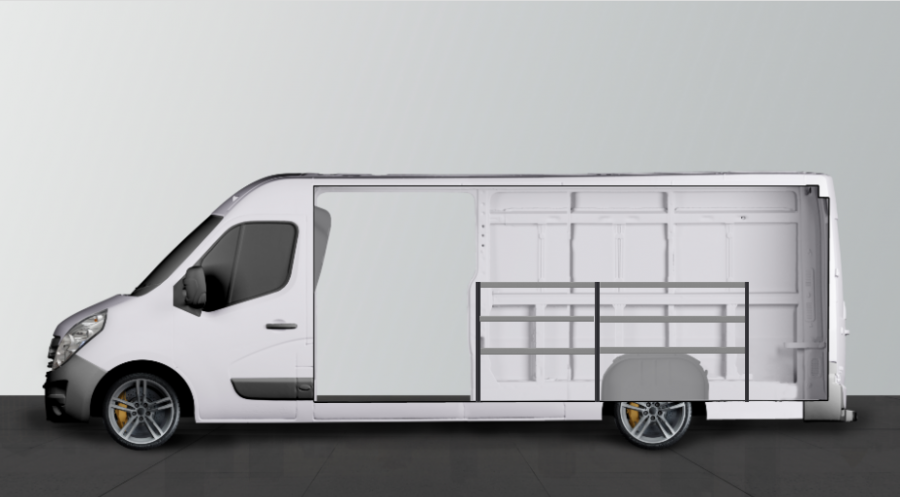 H-BAS Aménagement Utilitaire pour Movano, Master & NV400 L4H2