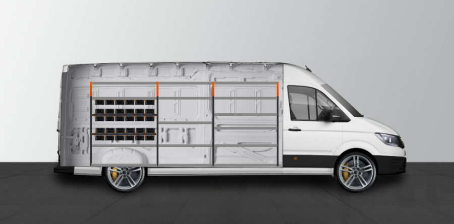 V-RACK Aménagement Utilitaire pour Mercedes Sprinter Standard L3H2