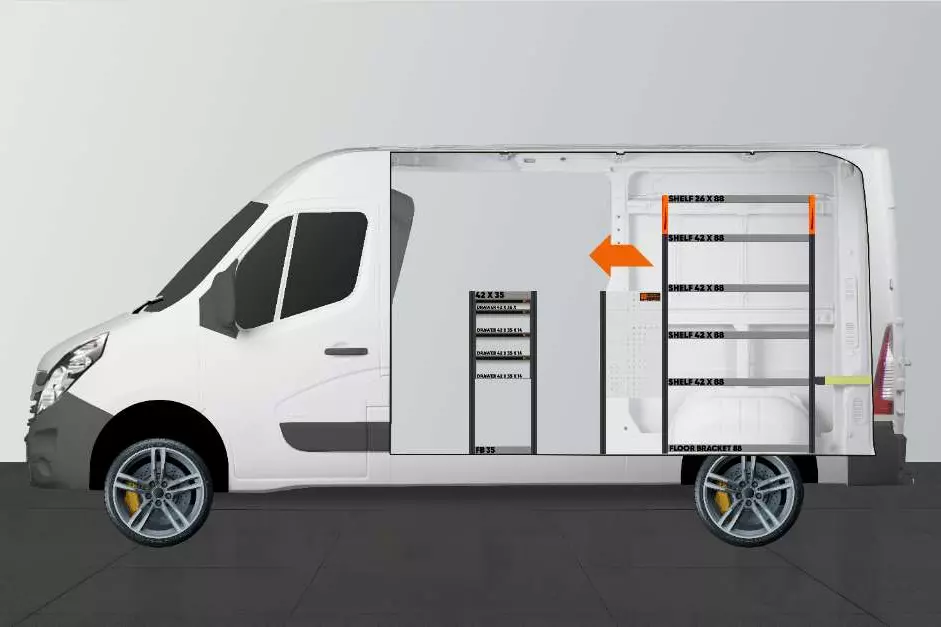 LD42 aménagement Renault Master