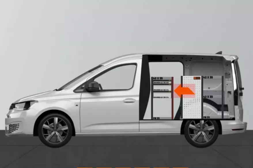LD42 aménagement Volkswagen CADDY