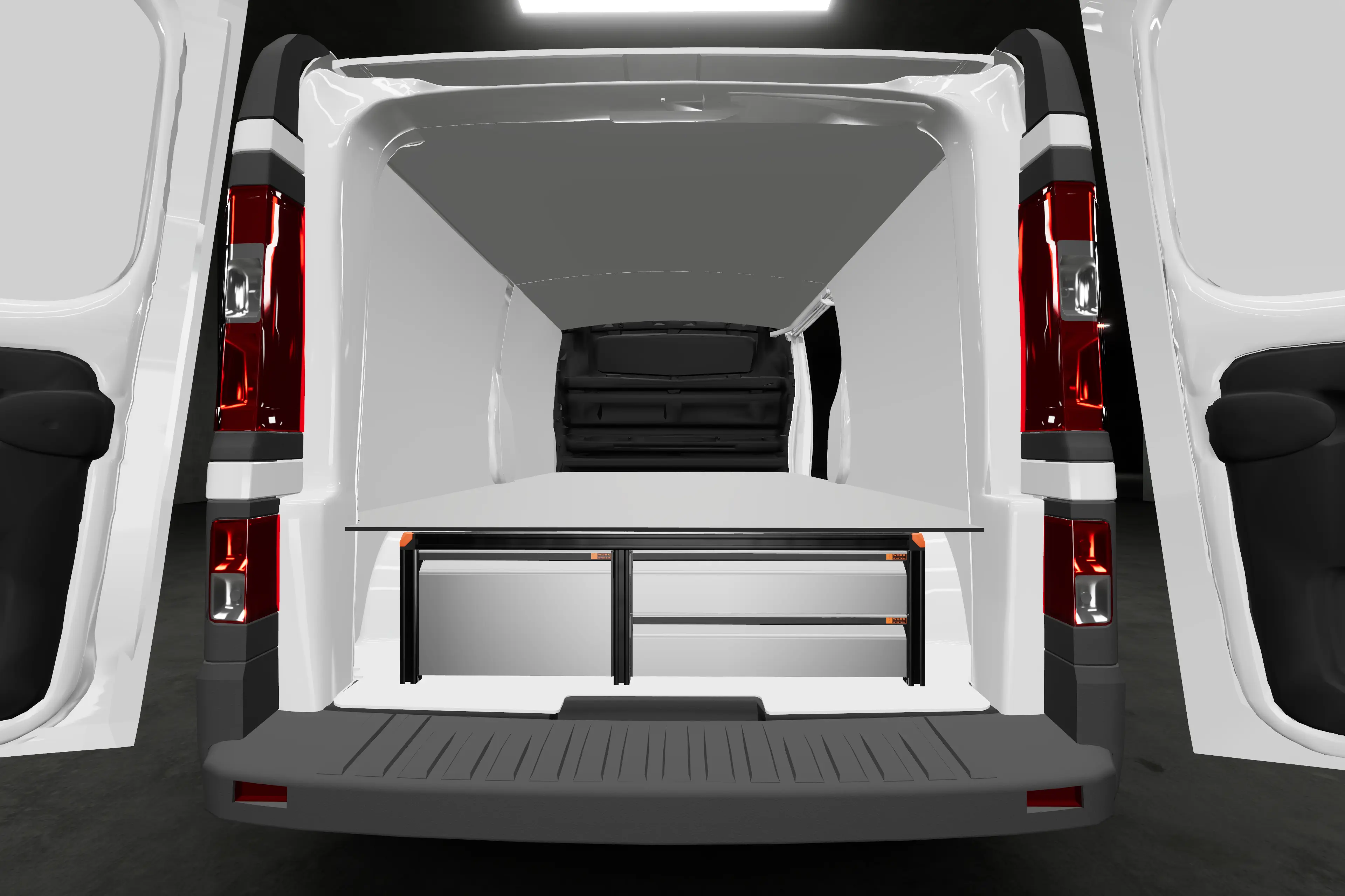 Double plancher haut avec tiroir supplémentaire Nissan Primastar