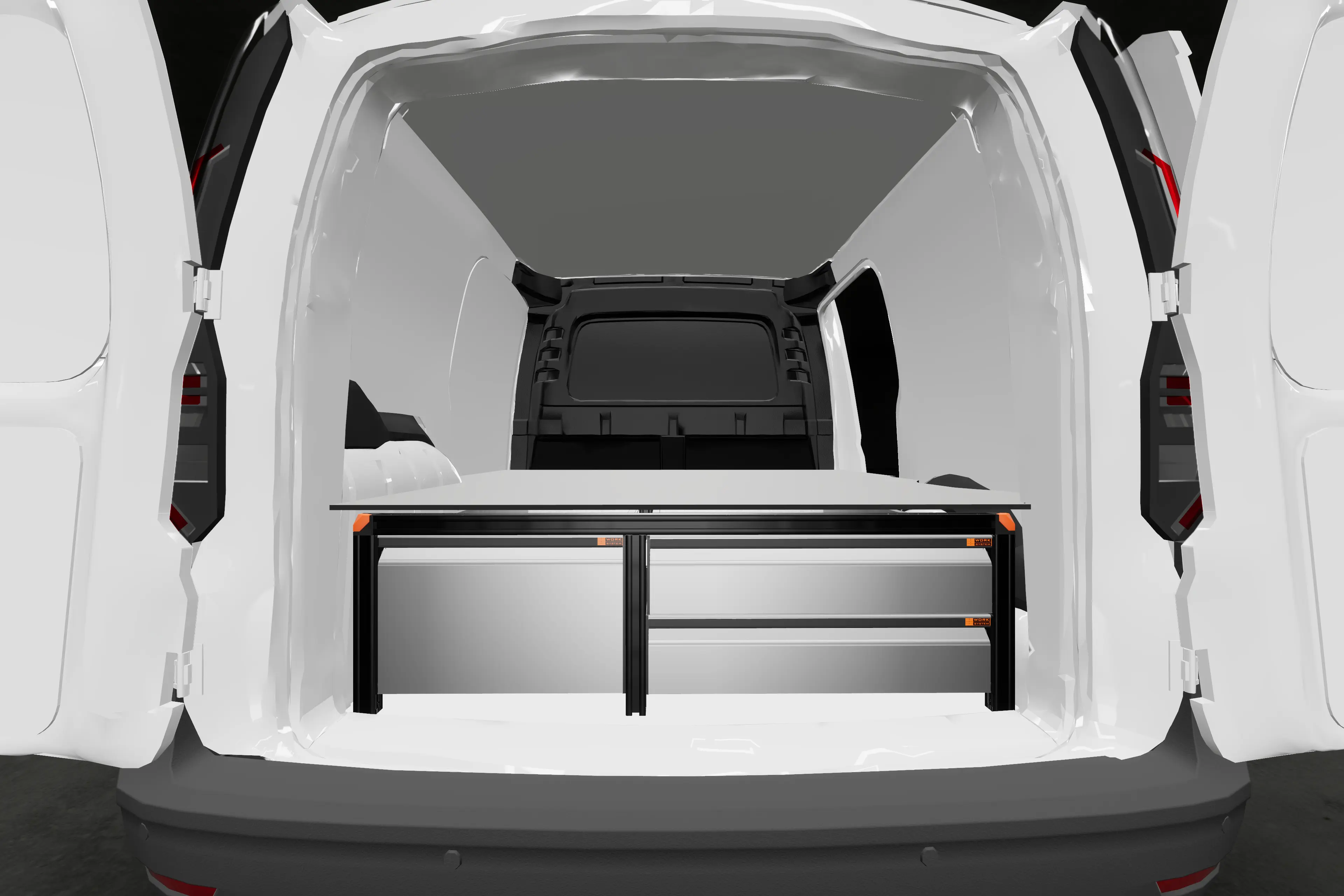Double plancher haut avec tiroir supplémentaire Volkswagen CADDY