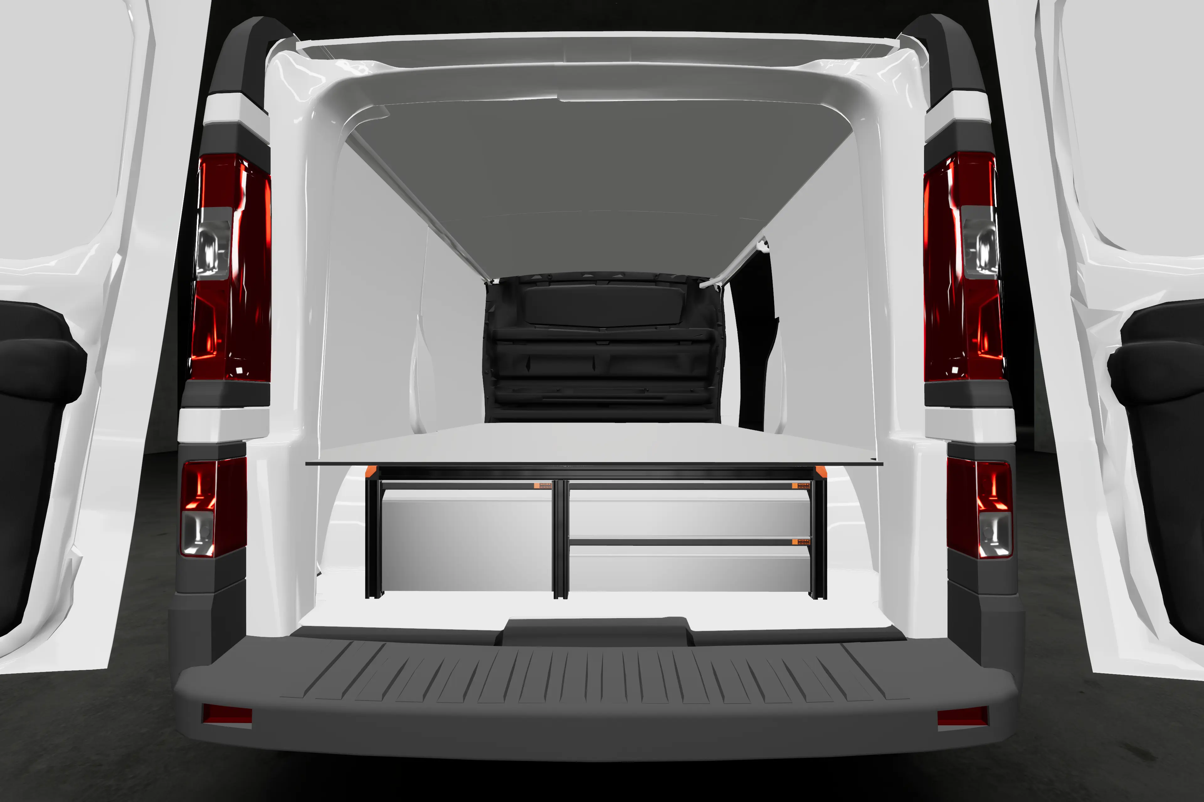 Double plancher haut avec tiroir supplémentaire Nissan Primastar