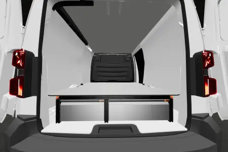 Double plancher H: 272mm 3 tiroirs pour Expert, Vivaro 2020-, Jumpy, Scudo & ProAce L3 avec Paroi confort standard