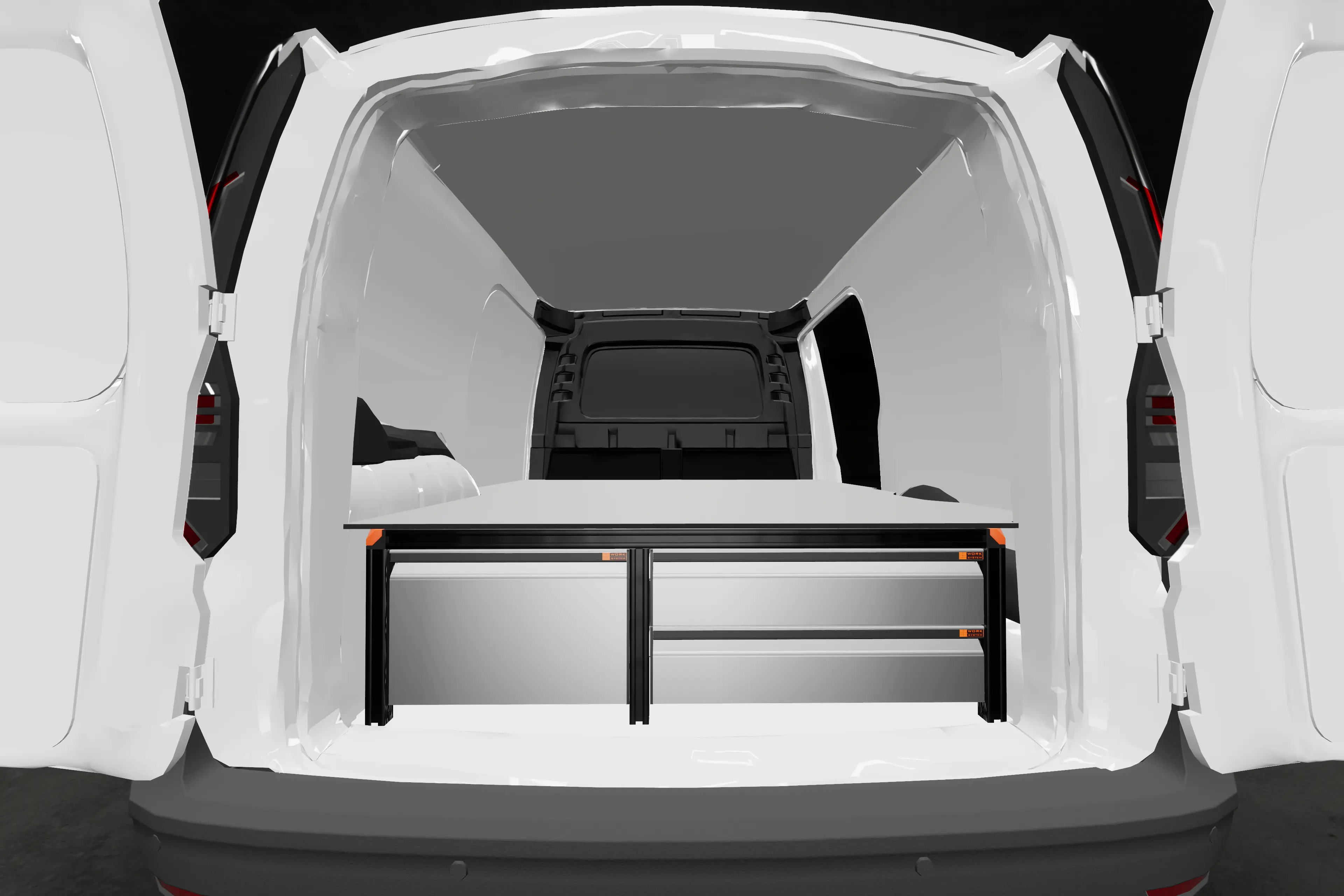 Double plancher haut avec tiroir supplémentaire Volkswagen CADDY